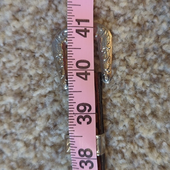 Hand Tooled Leather Belt - Picture 7 of 13